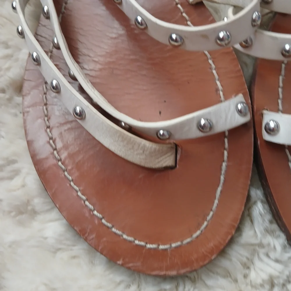 💎 Tory Burch Women's Sandals PATOS STUDS STRAPPY SANDAL